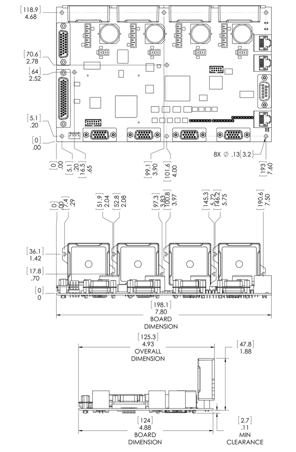 Prodigy Mechanical Dimensions